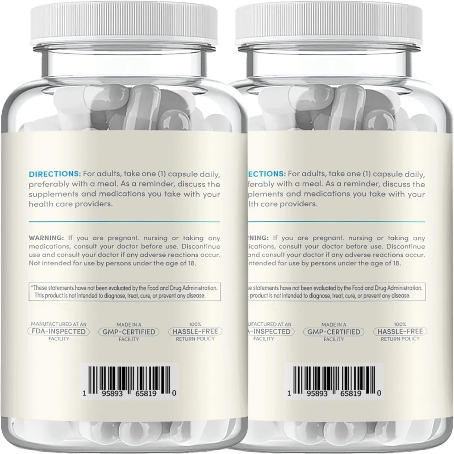 Detalle 2 de Clear Formulas CoQ10 200mg Capsules, Ubiquinone, Vegetarian Capsules