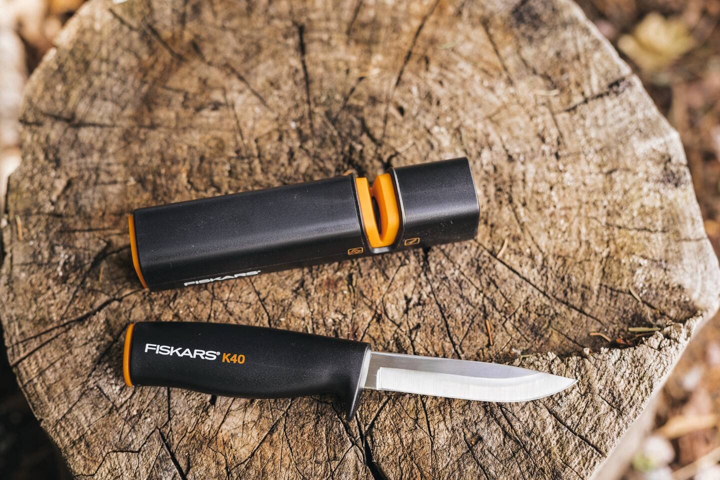 Detalle 1 de Fiskars Coltello K40 da giardino, 22,5 cm