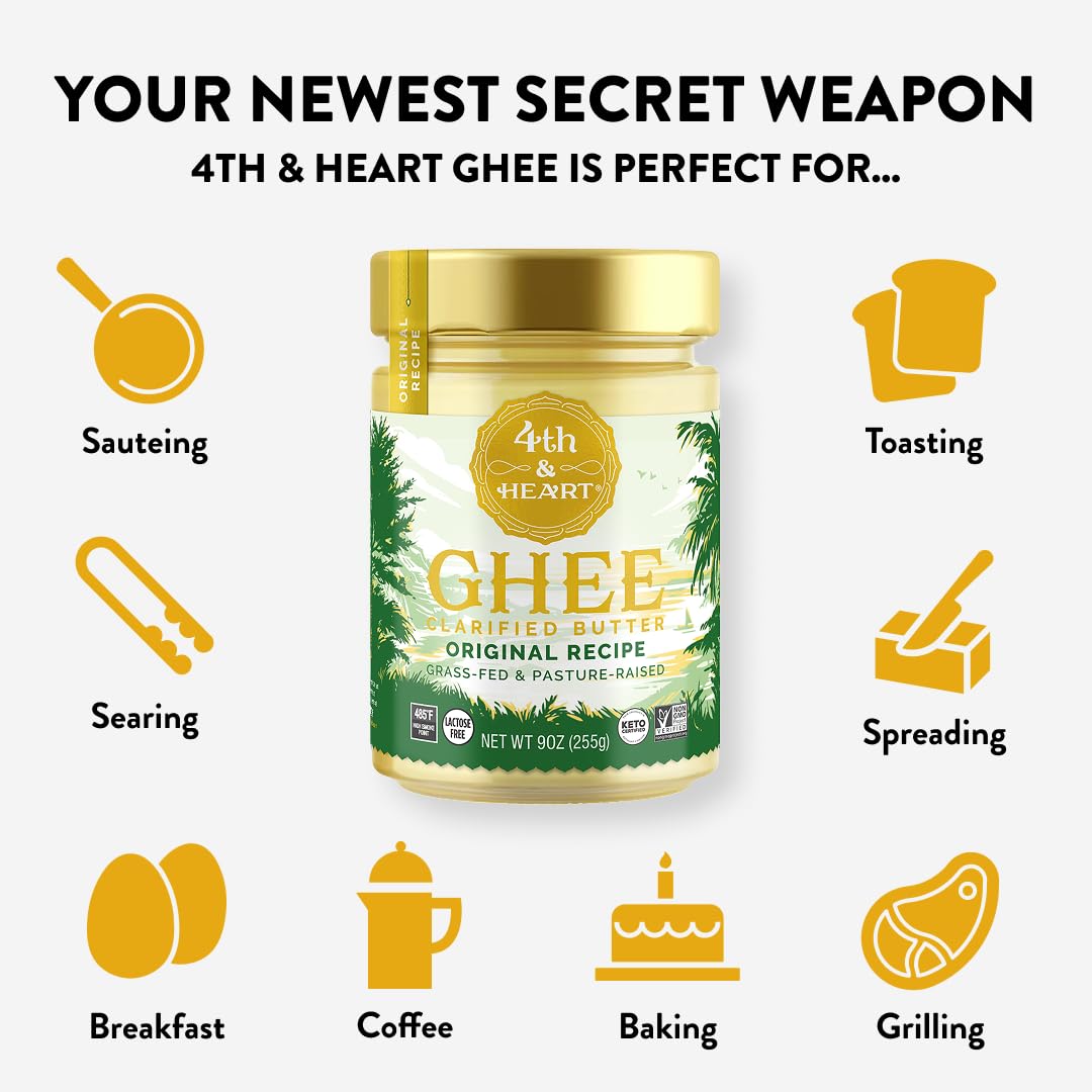 Thumbnail 6 de 4th & Heart 01-00103 Original Grass-Fed Ghee, 16 oz Clarified Butter