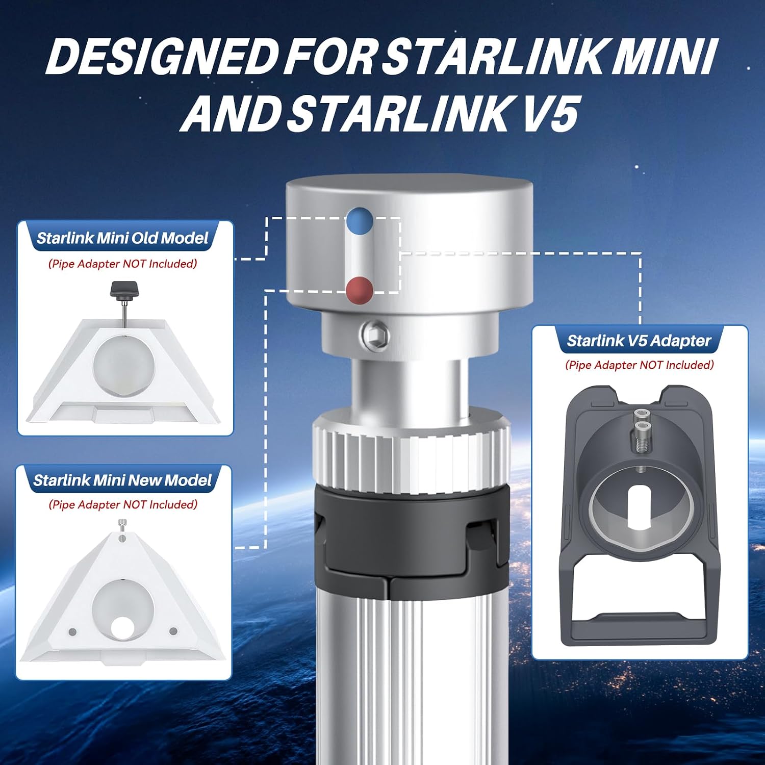 Detalle 1 de STARGEAR Starlink Mini Tripod Stand, Aluminum