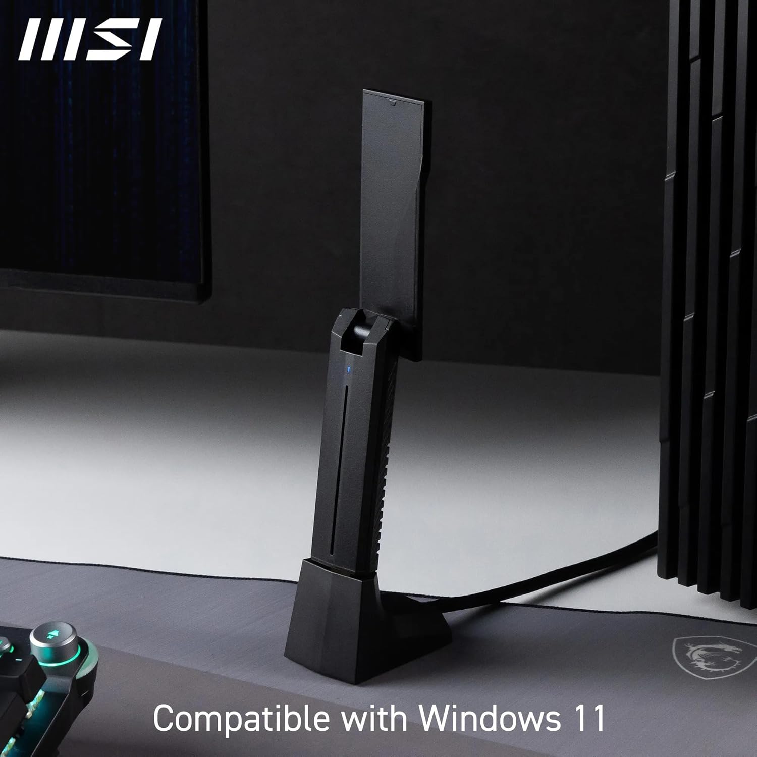 Thumbnail 6 de MSI BE6500 WiFi 7 Tri-Band USB Adapter (6GHz, MLO) with WPA3