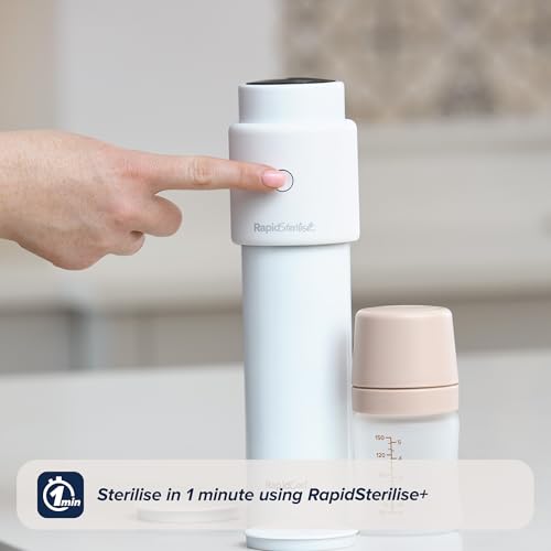 Detalle de Nuby RapidCool Portable Baby Bottle Maker with Digital Lid and Powder Dispenser