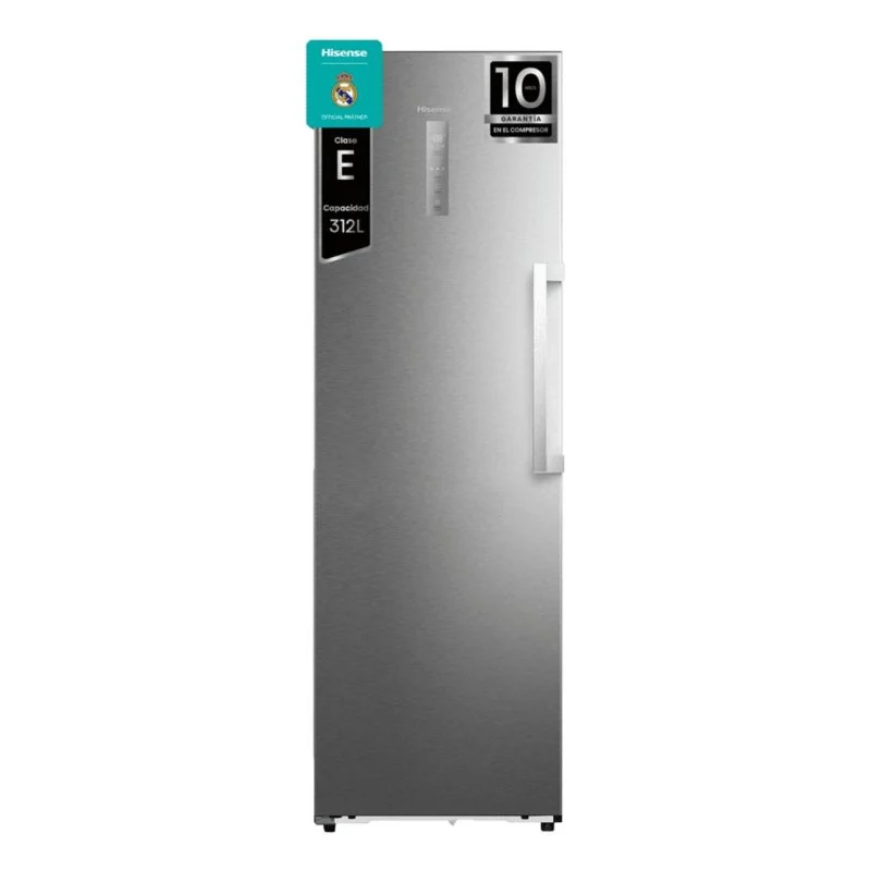 Detalle de Congelador Hisense FT3K310SAIE1 312 L – Control Wi‑Fi, acero inoxidable