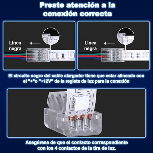 Thumbnail 4 de Câble de rallonge LED 4PIN 5 m ⚡