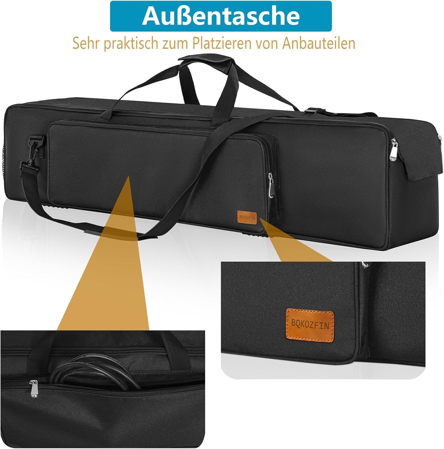 Thumbnail 2 de OUUTMEE Stativtasche 102x21x21 cm – strapazierfähige Nylon-Tasche mit Tragegriffen und Schultergurt