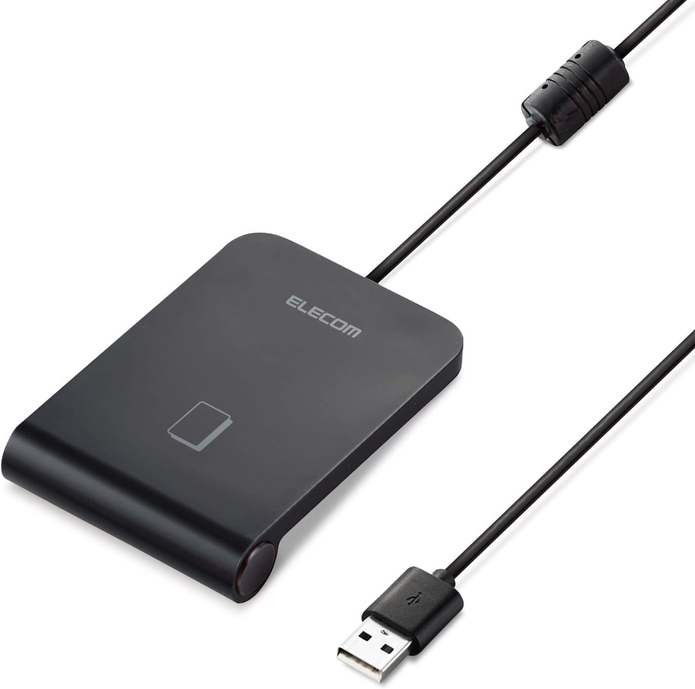 Detalle de エレコム MR-ICA001BK 非接触ICカードリーダー USB Type-A・ケーブル1m・ブラック