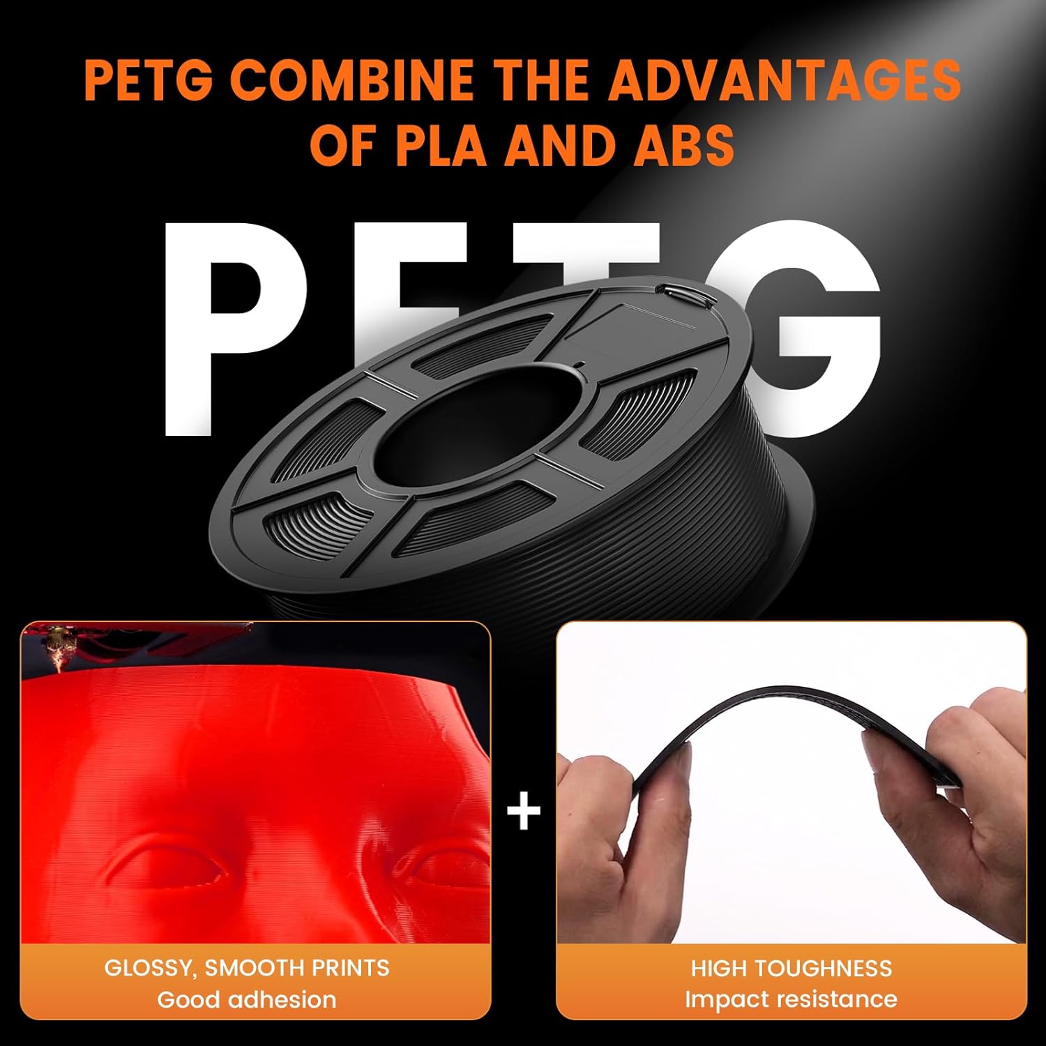 Detalle 2 de TECBEARS PETG Filament 1.75mm 1KG
