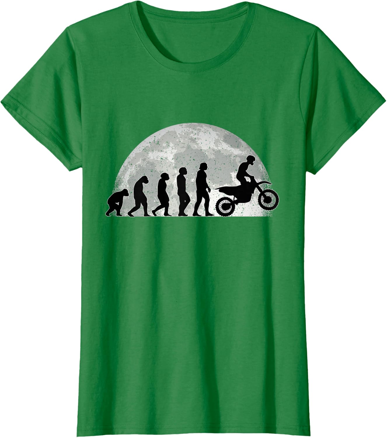 Detalle 2 de Motocross Évolution Lune Moto T‑Shirt