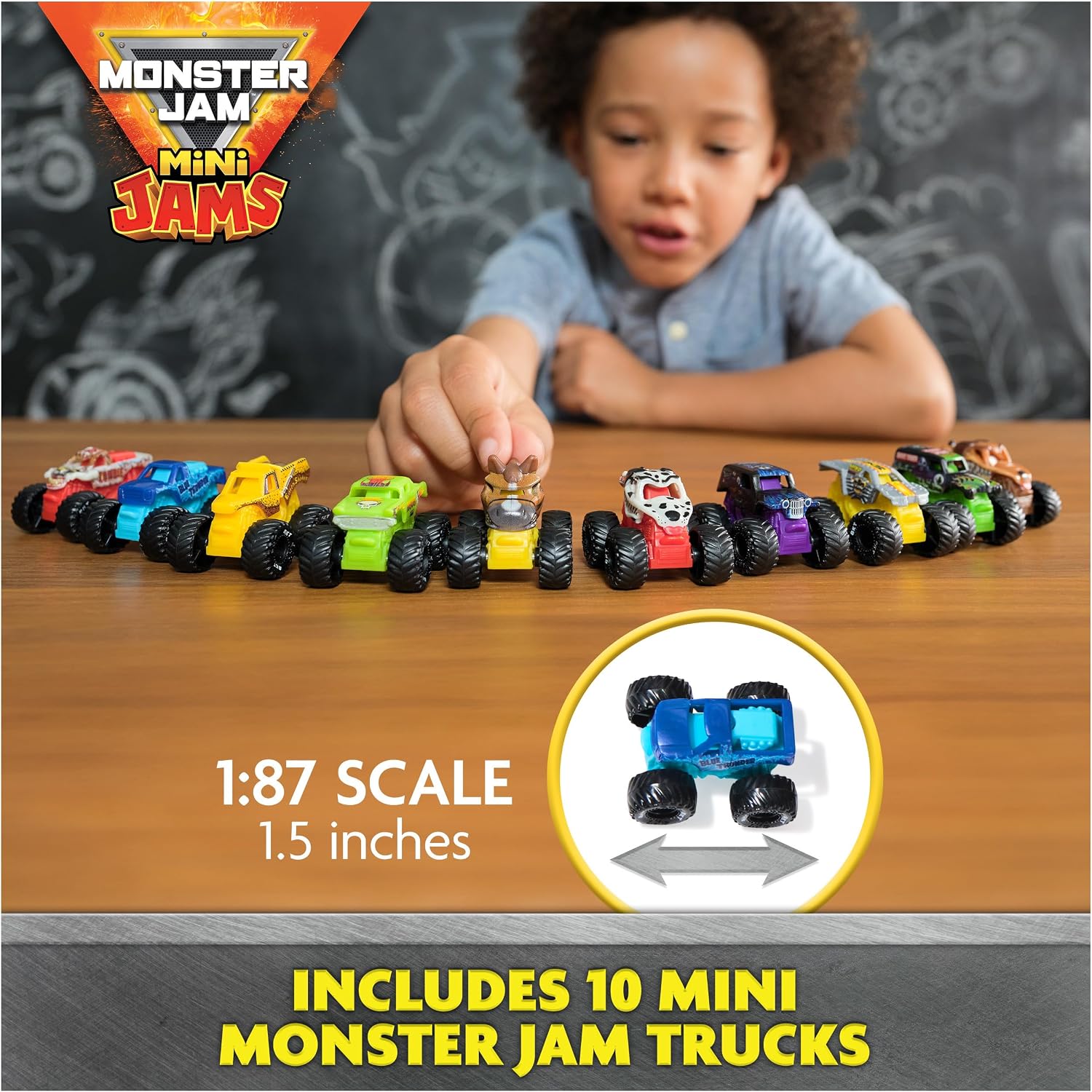 Thumbnail 2 de Monster Jam Mini Jams Earthshaker Playset