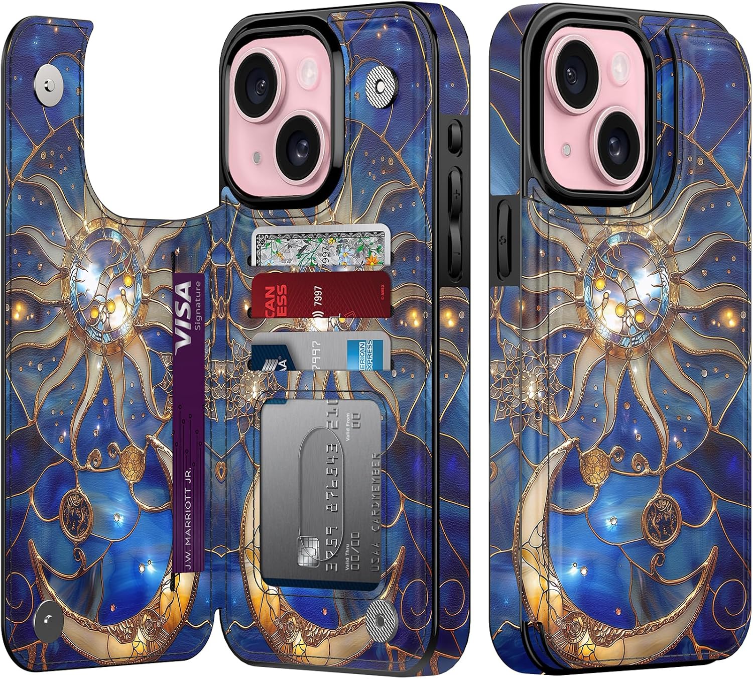 Detalle de Goodon Wallet Case for iPhone 15 Plus