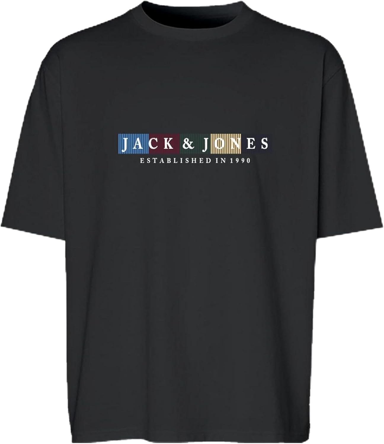 Detalle de JACK & JONES Jornantucket Branding Tee SS CN Fst Nero M Uomo