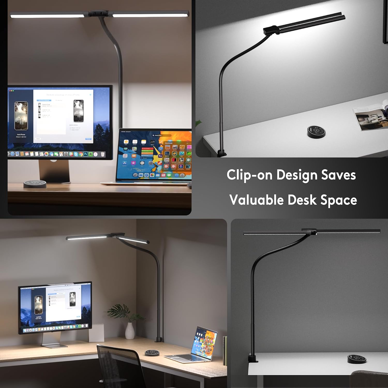 Detalle 2 de EYOCEAN Schreibtischlampe 72 cm dimmbar