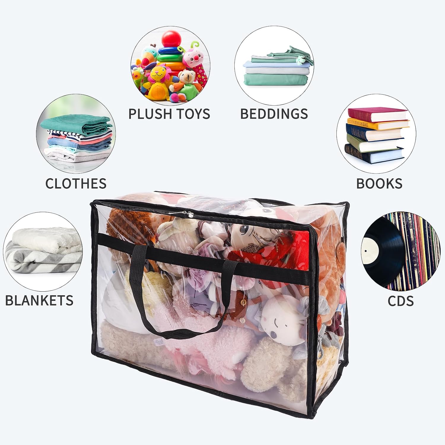 Thumbnail 5 de SGHUO 60L Blanket Storage Bag with Zipper