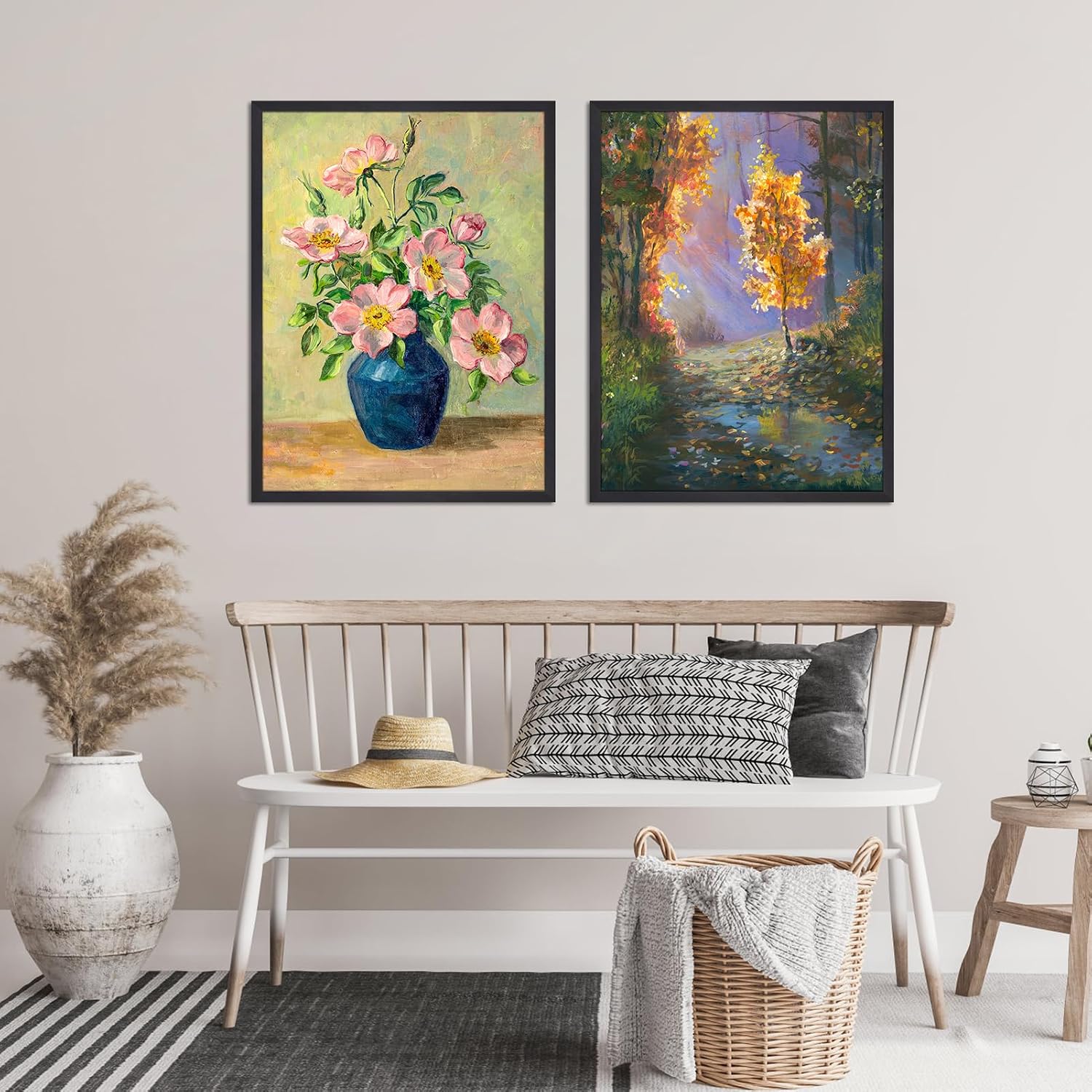 Detalle de Giftgarden 18x24 inch Frame Black – Aluminium Frame for Wall-Mounted Portrait or Landscape Displays
