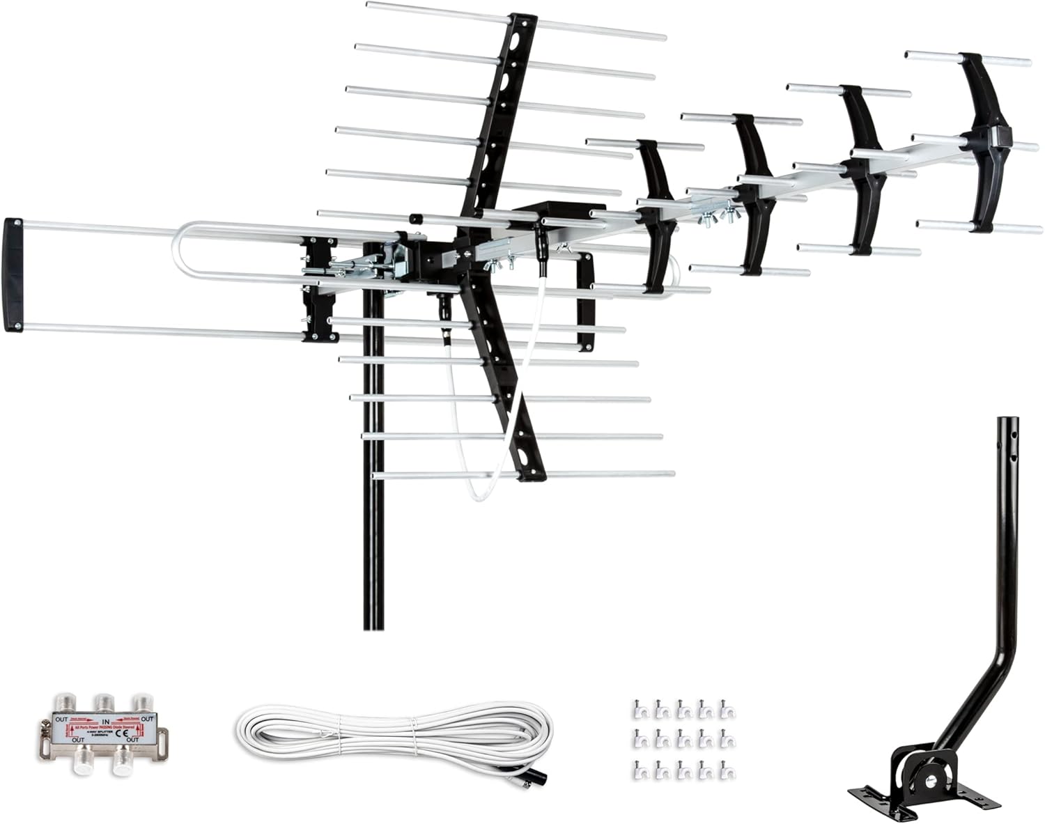 Detalle de Five Star Outdoor HDTV Antenna: Up to 200-Mile Range, ATSC 3.0 Ready