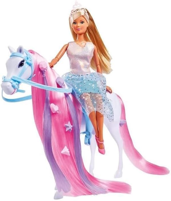 Detalle de STEFFI LOVE 105733519 Riding Princess – lalka z koniem i akcesoriami
