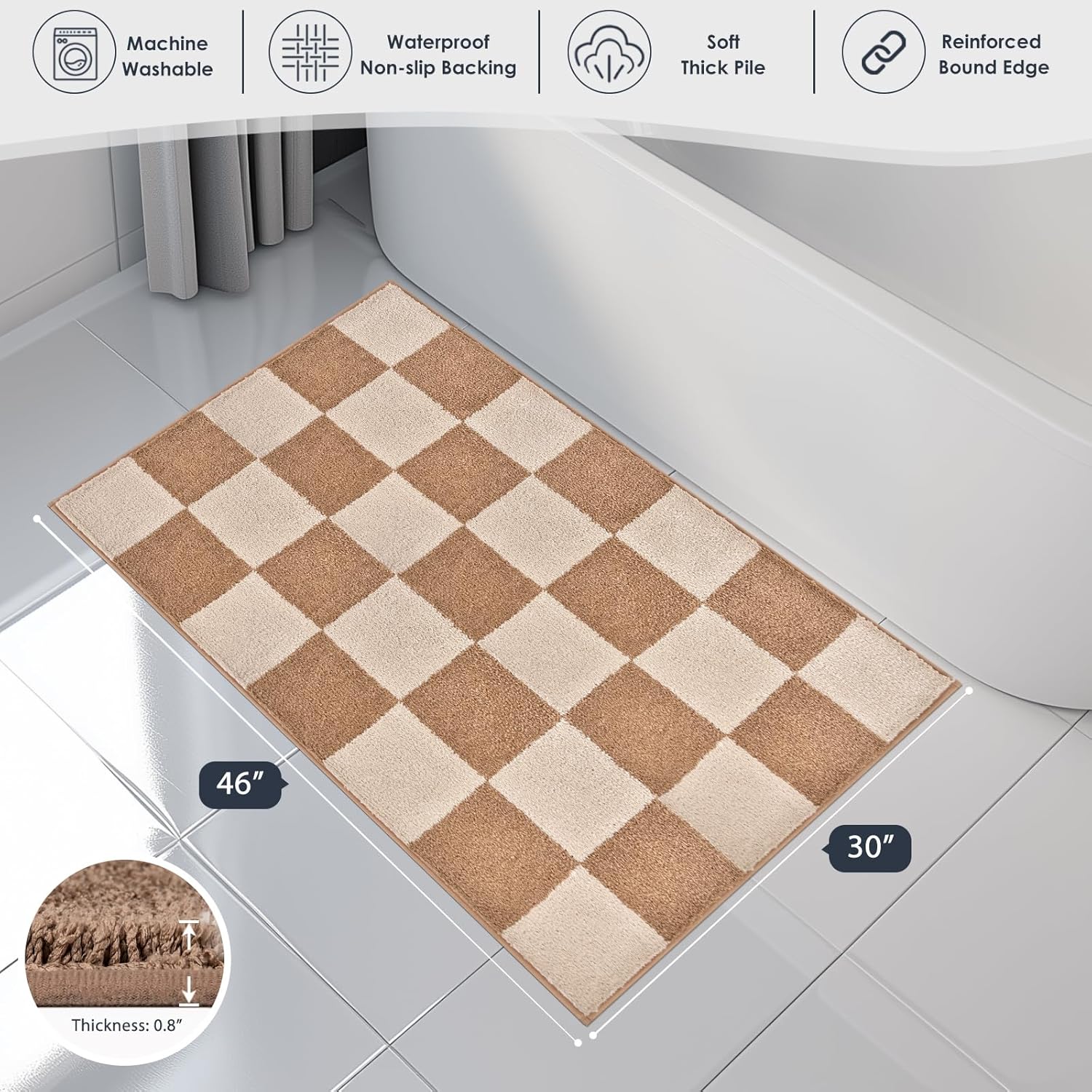 Thumbnail 6 de PURRUGS Bathroom Rug 30 x 46 in