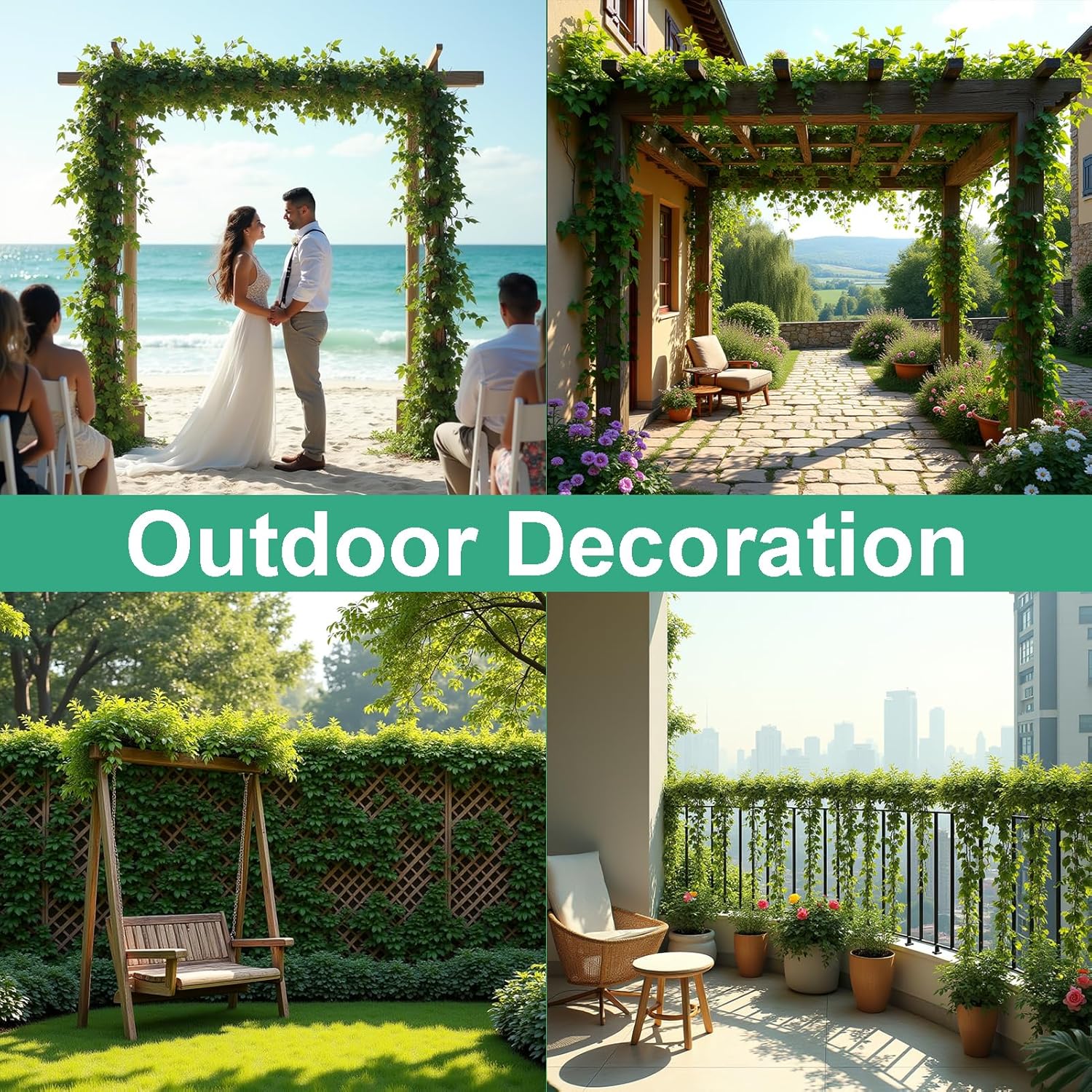 Thumbnail 6 de DazSpirit Hiedra Artificial 36 pz 75.6m