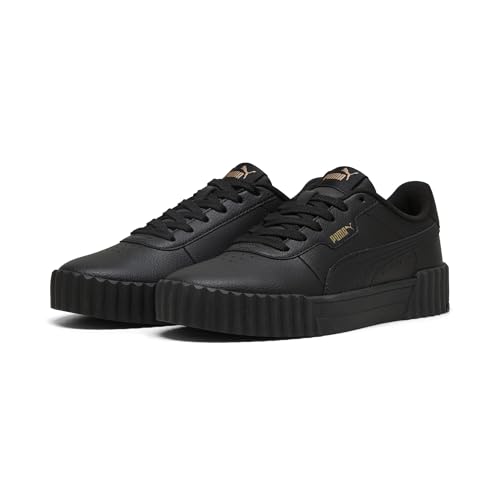 Detalle de PUMA Carina 3.0 Damen-Sneaker, Black Gold, EU 39, reguläre Weite