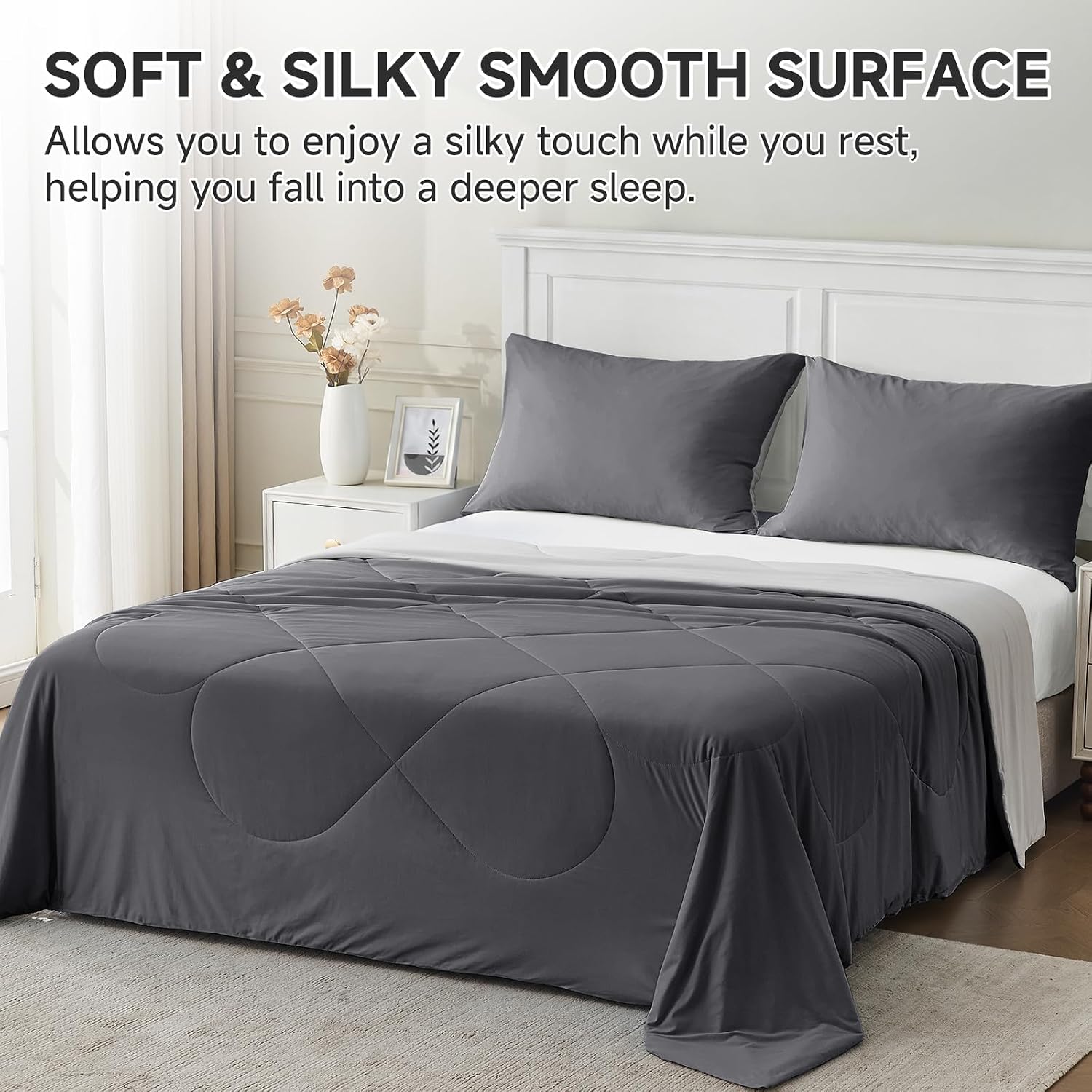Thumbnail 3 de HOMFINE Cooling Comforter Q-Max 0.45