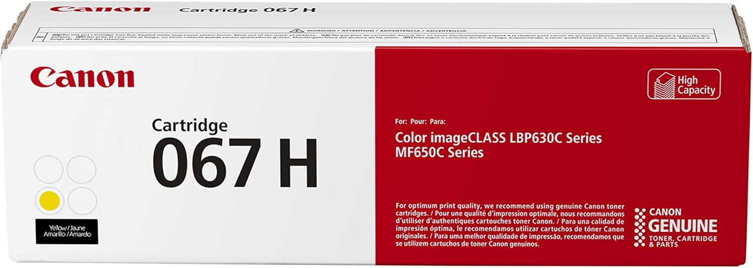 Canon 067 Yellow Toner 2,350 pages 🖨