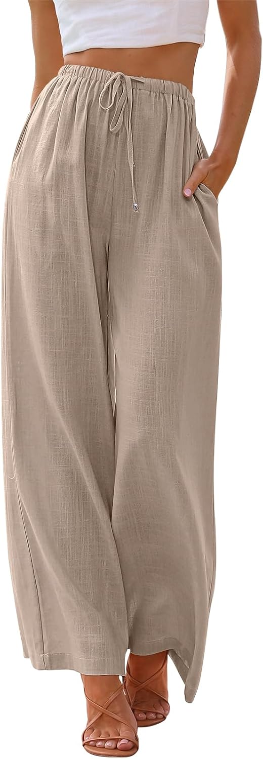 Thumbnail 6 de LILLUSORY Linen Palazzo Pants