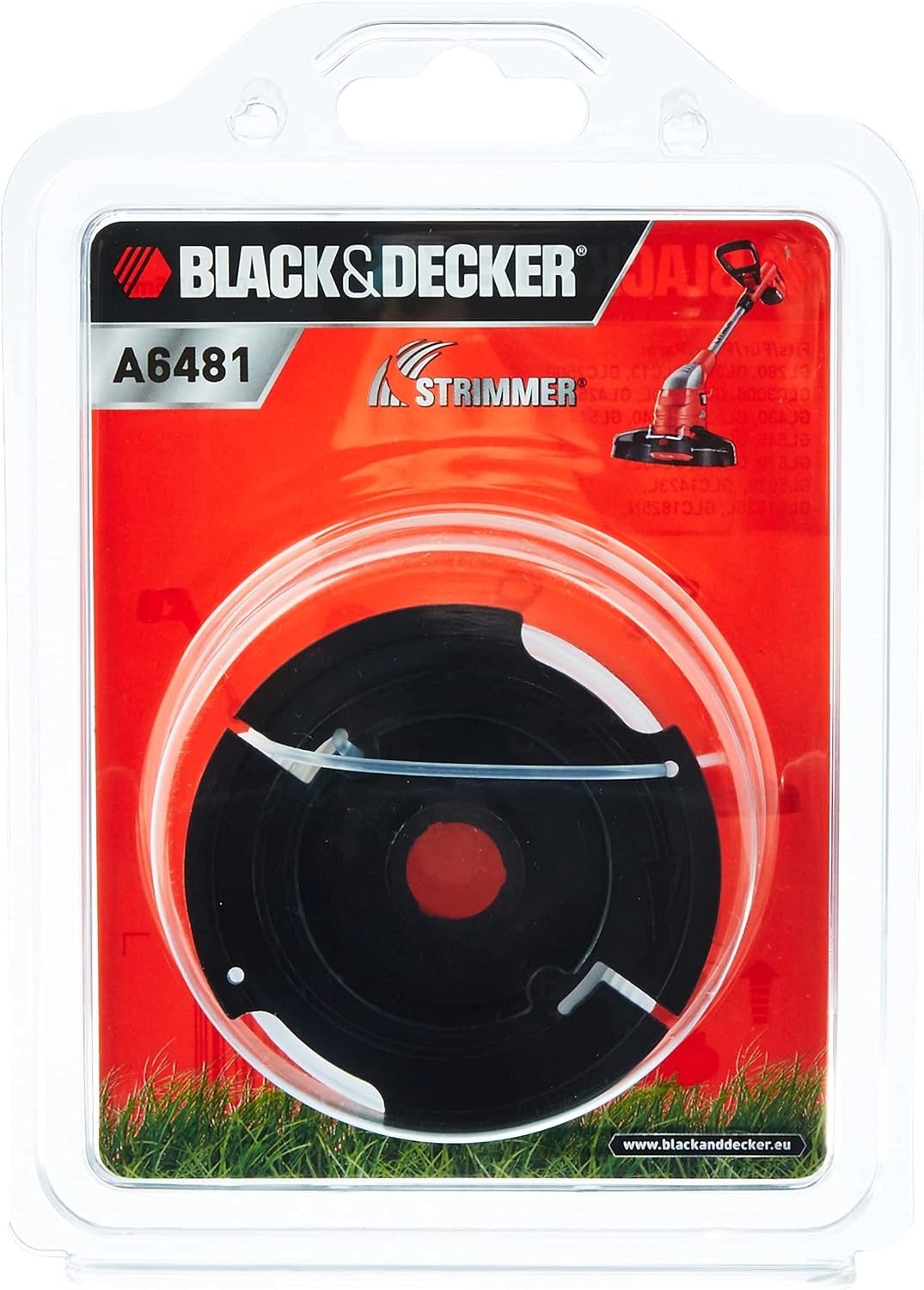 Thumbnail 6 de Bobine de Rechange pour Coupe-Bordures Black+Decker – Reflex, 10 m de Fil Nylon Ø 1,5 mm (A6481-XJ Noir/Transparent)