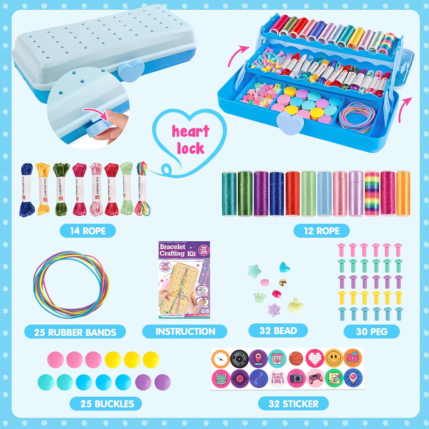Thumbnail 1 de TingingYuli Kit pulseras de amistad 20 diseños