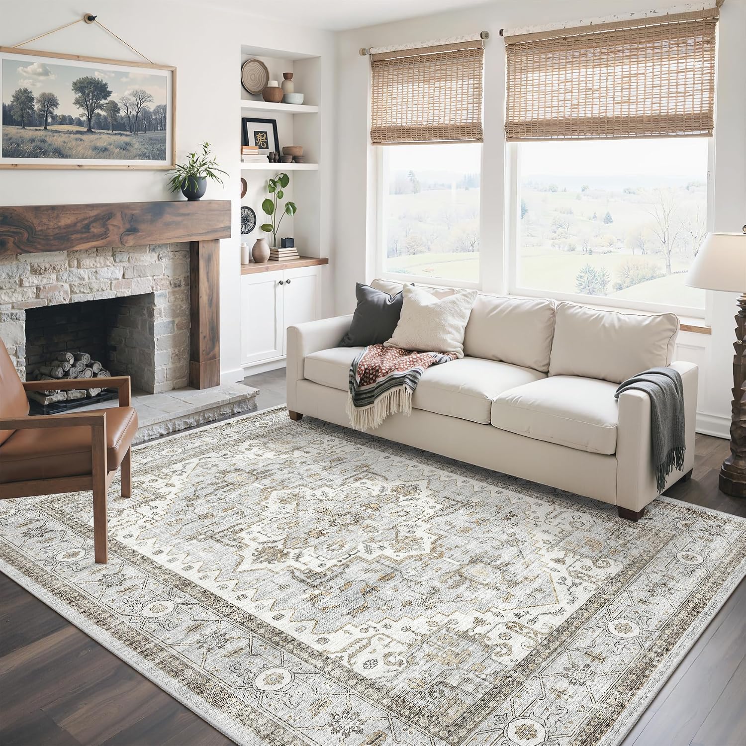 Thumbnail 6 de Befbee Washable Area Rug 5x7