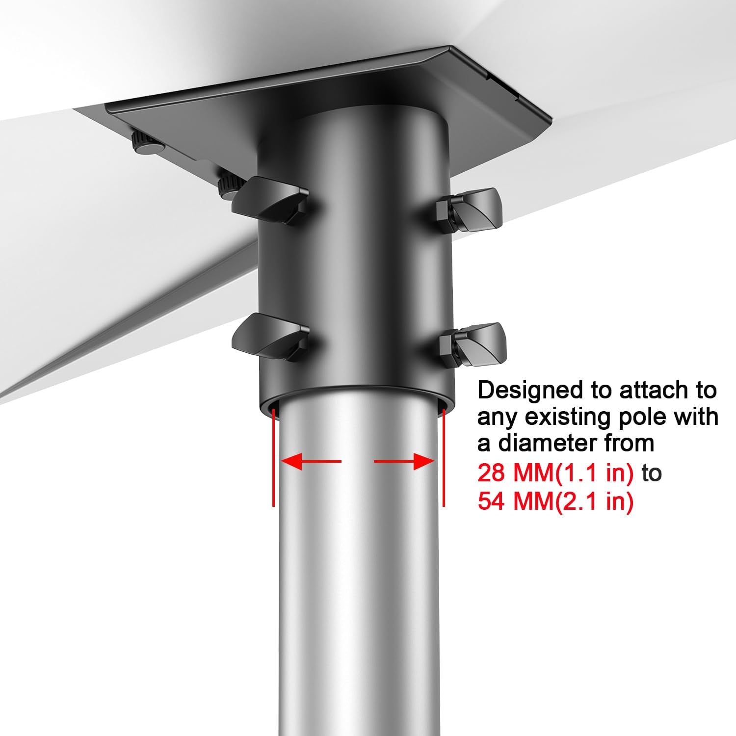 Detalle de XGMATT Starlink Pipe Adapter, Manganese Steel