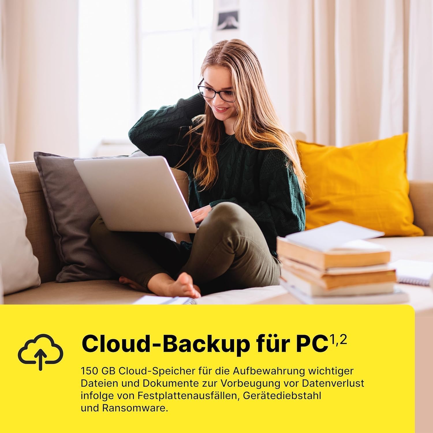 Detalle de Norton 360 Premium mit 75 GB zusätzlichem Cloud-Backup – Antivirus für 10 Geräte, 1 Jahr