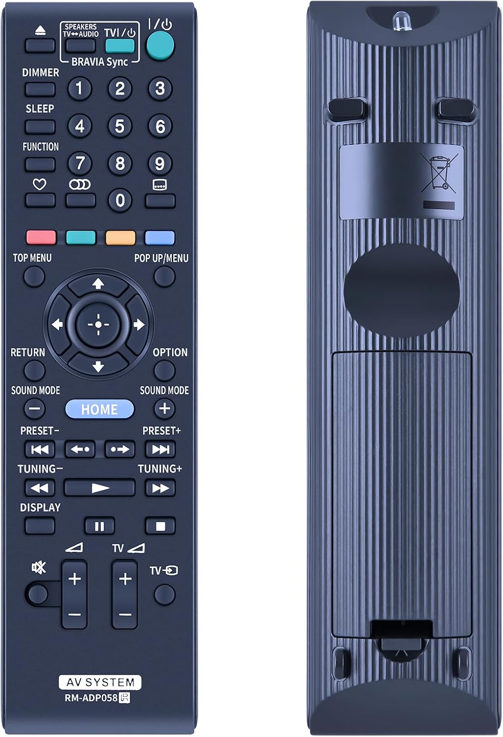 Detalle de TCNOUMT RM-ADP058 replacement remote for Sony AV DVD/Blu-ray systems (RM-ADP058)