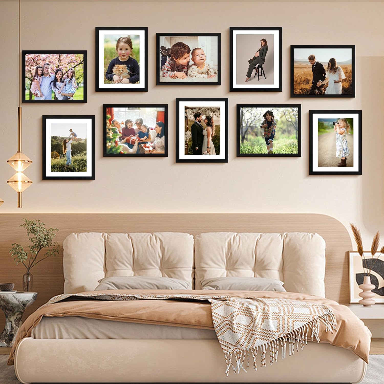 Thumbnail 6 de FIXSMITH 8x10 Picture Frame Set of 10