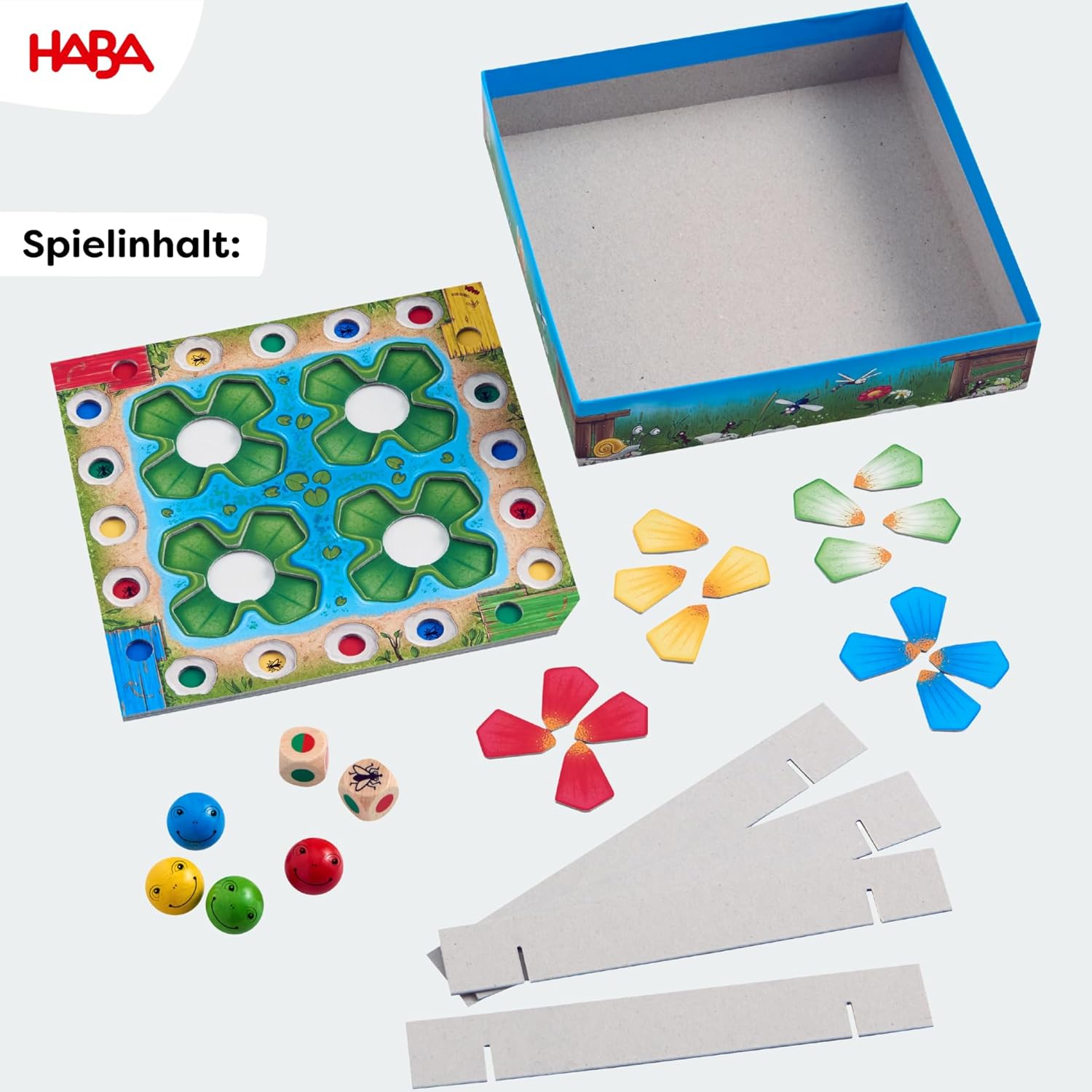 Thumbnail 4 de HABA Wetthüpfen Würfelspiel für Kinder 2–4 Spieler