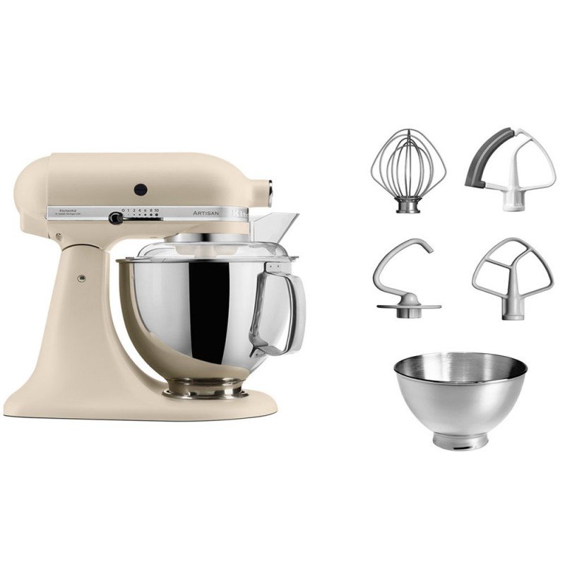 Detalle de KitchenAid 5KSM175 PS EFL: Robot de Cocina de 4.8 L y 300 W para uso doméstico de alto rendimiento