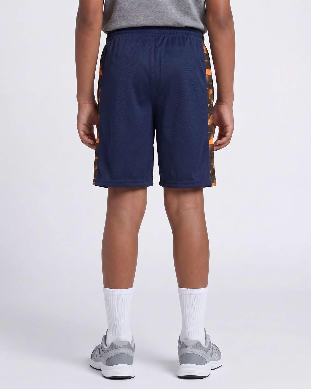 Detalle de Real Essentials 5 Pack Boys' Mesh Basketball Athletic Shorts with Pockets
