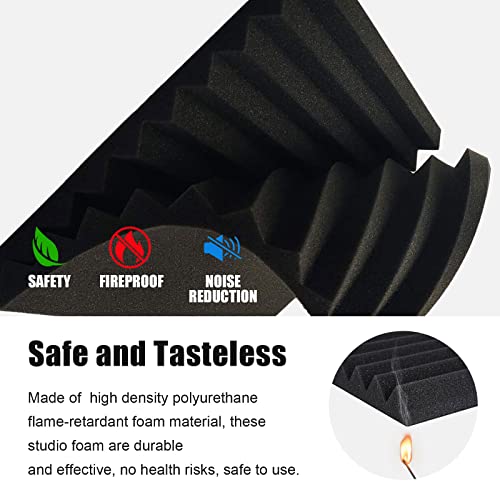 Thumbnail 1 de JBER 48 Pack Acoustic Panels: 2.5 x 30 x 30 cm for Precise Soundproofing