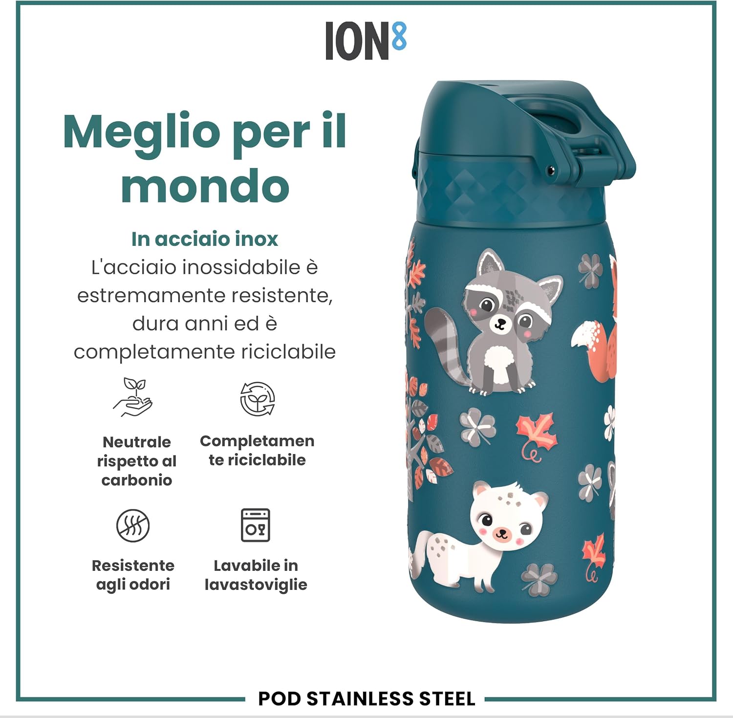 Detalle 1 de Ion8 Borraccia 400ml per bambini