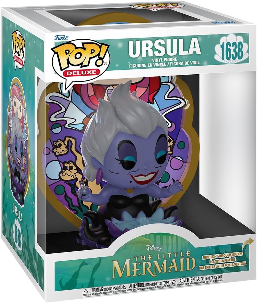 Detalle de Funko Pop! Deluxe Ursula Stained Glass vinyl figure
