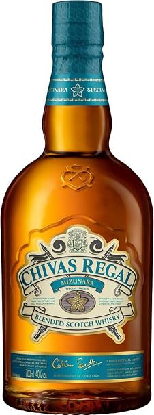 Detalle de Chivas Regal Mizunara 🚢 Whisky Escocés y Japonés, 700 ml