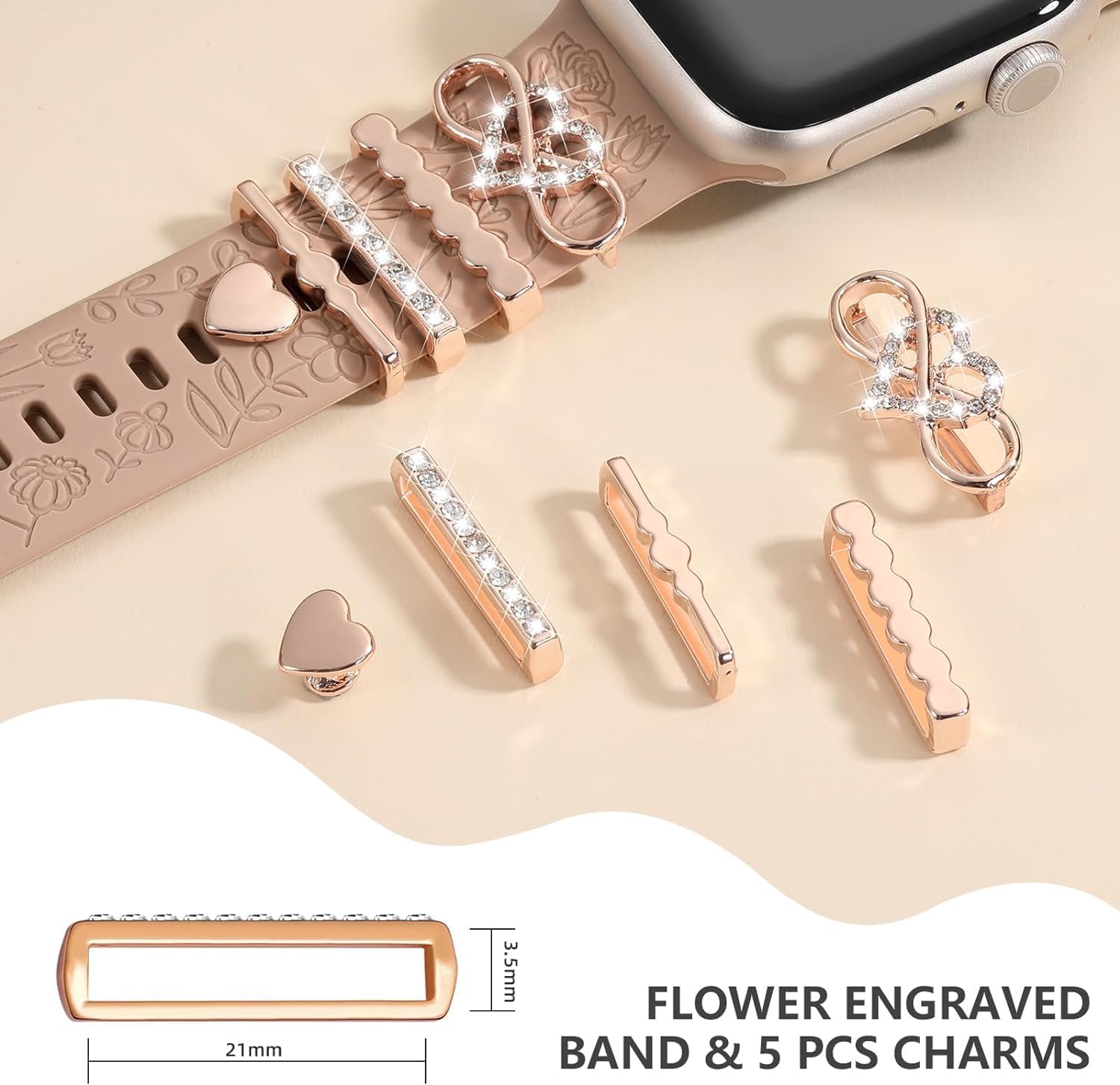Detalle 2 de Cinturino Apple Watch in silicone 38 mm