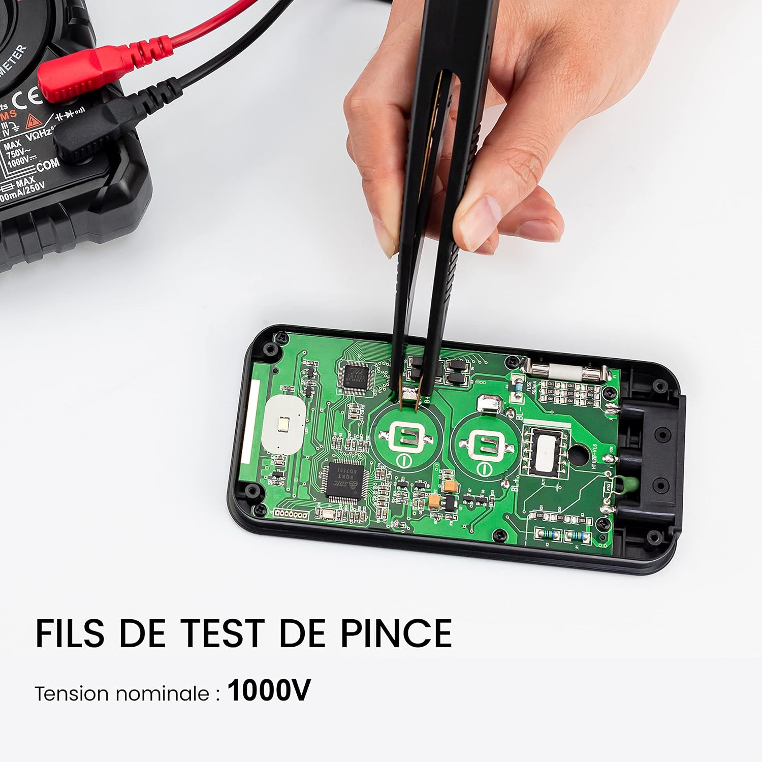 Thumbnail 6 de KAIWEETS Kit de cordons de test KT05 – 23 pièces, accessoire interchangeable pour multimètre