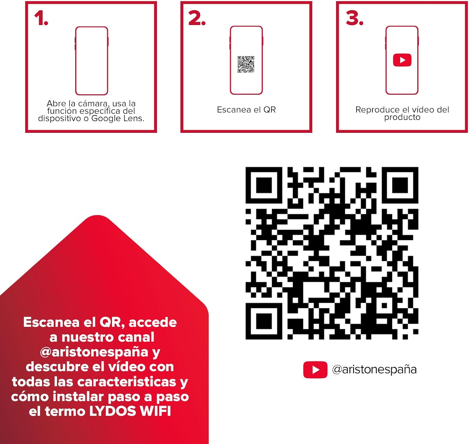 Thumbnail 6 de Ariston Lydos Wifi: Scaldabagno Elettrico 50 L con Display Touch e connettività