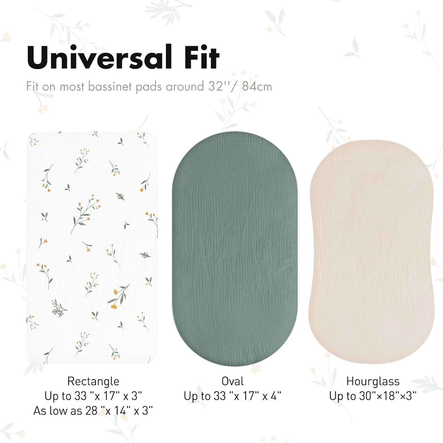 Thumbnail 4 de Muslin Baby Fitted Sheet 83x43x10 cm