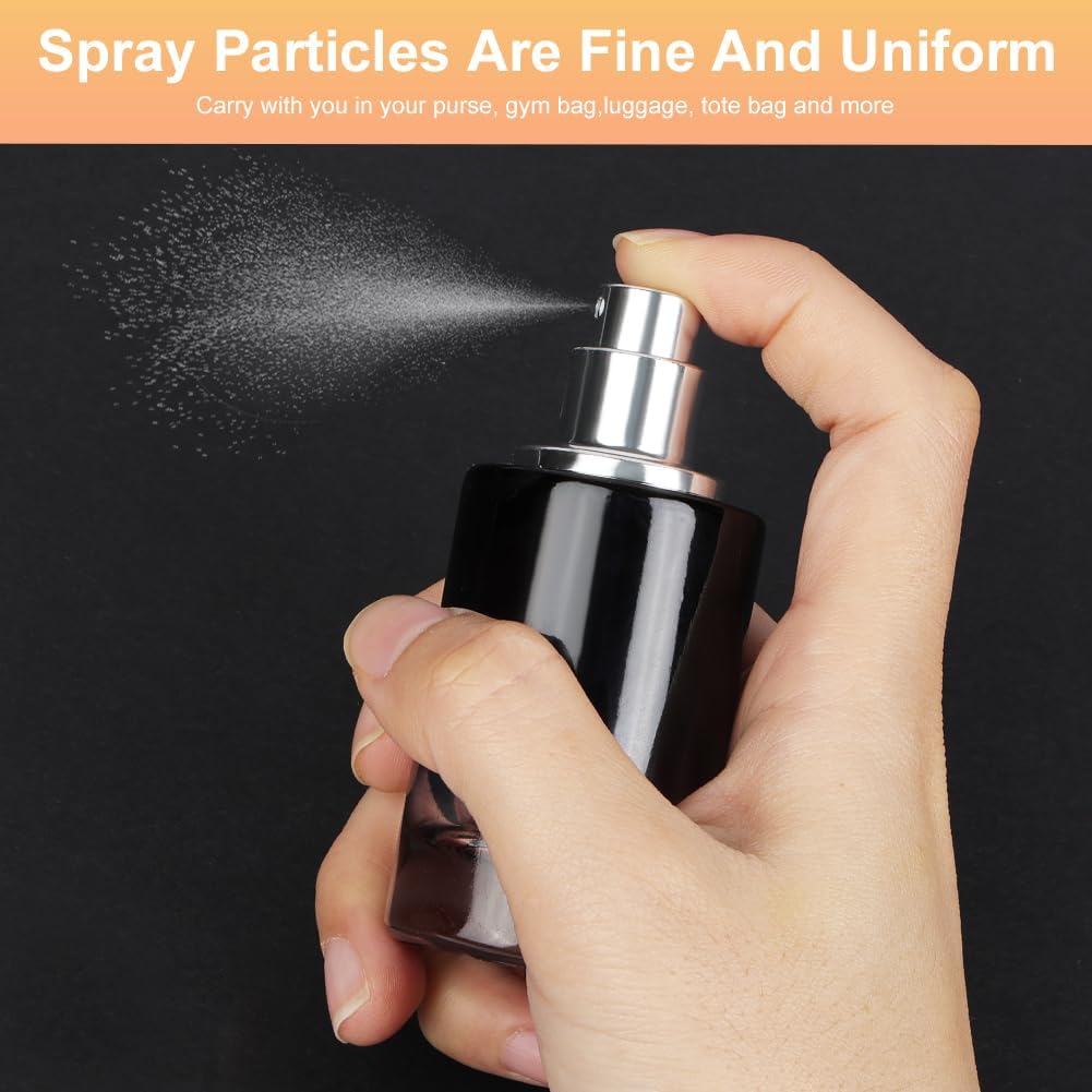 Thumbnail 4 de LOPHE Perfume Atomiser 3 x 30 ml – Refillable Glass Travel Bottle in Blue Gradient