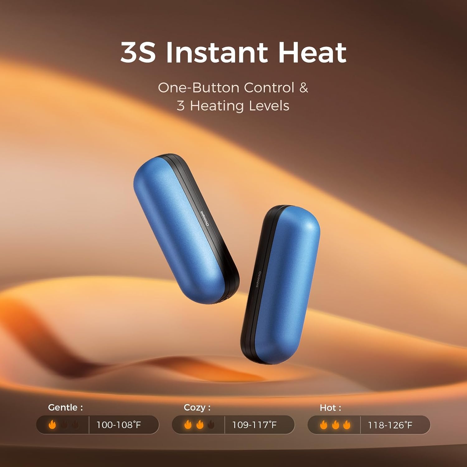 Thumbnail 1 de OCOOPA UT2S Mini Rechargeable Hand Warmers (2 Pack) with Magnetic Charging