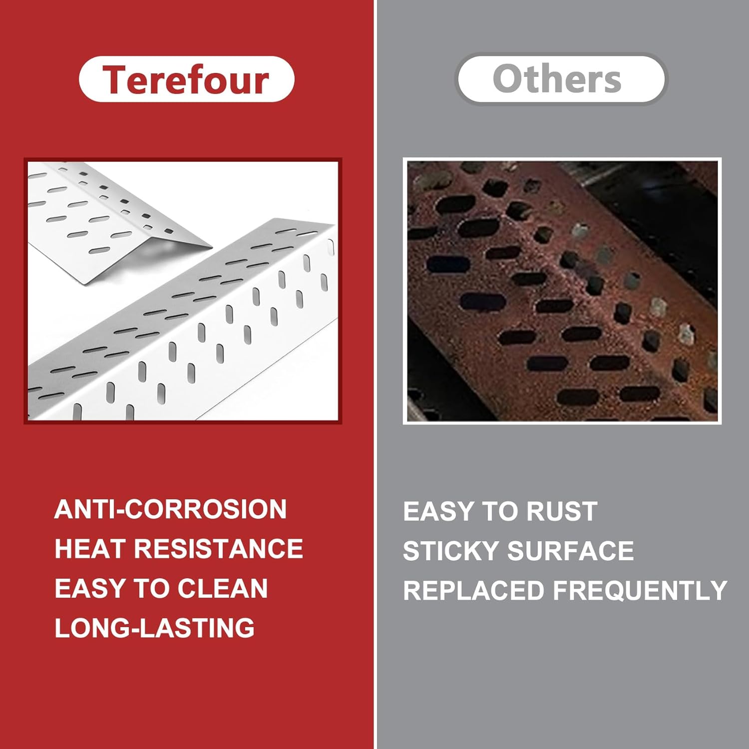 Thumbnail 5 de Bull 16631 Grill Heat Plates Shield 17" 🍖