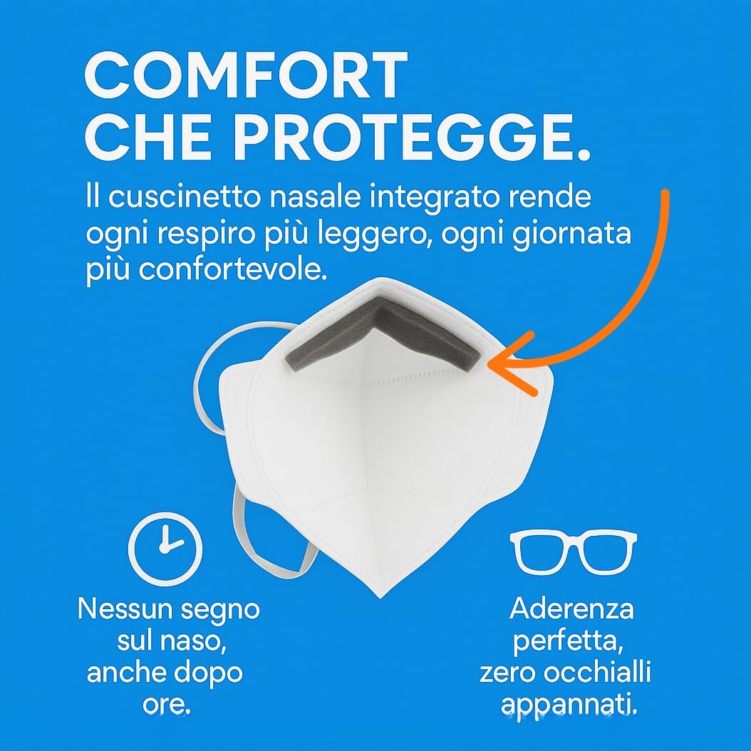 Detalle 2 de medicinadellavoro.com Mascherine FFP3 10 pezzi