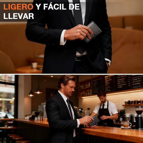 Thumbnail 5 de TENBST Carteras Carteras delgada 10 tarjetas 📎