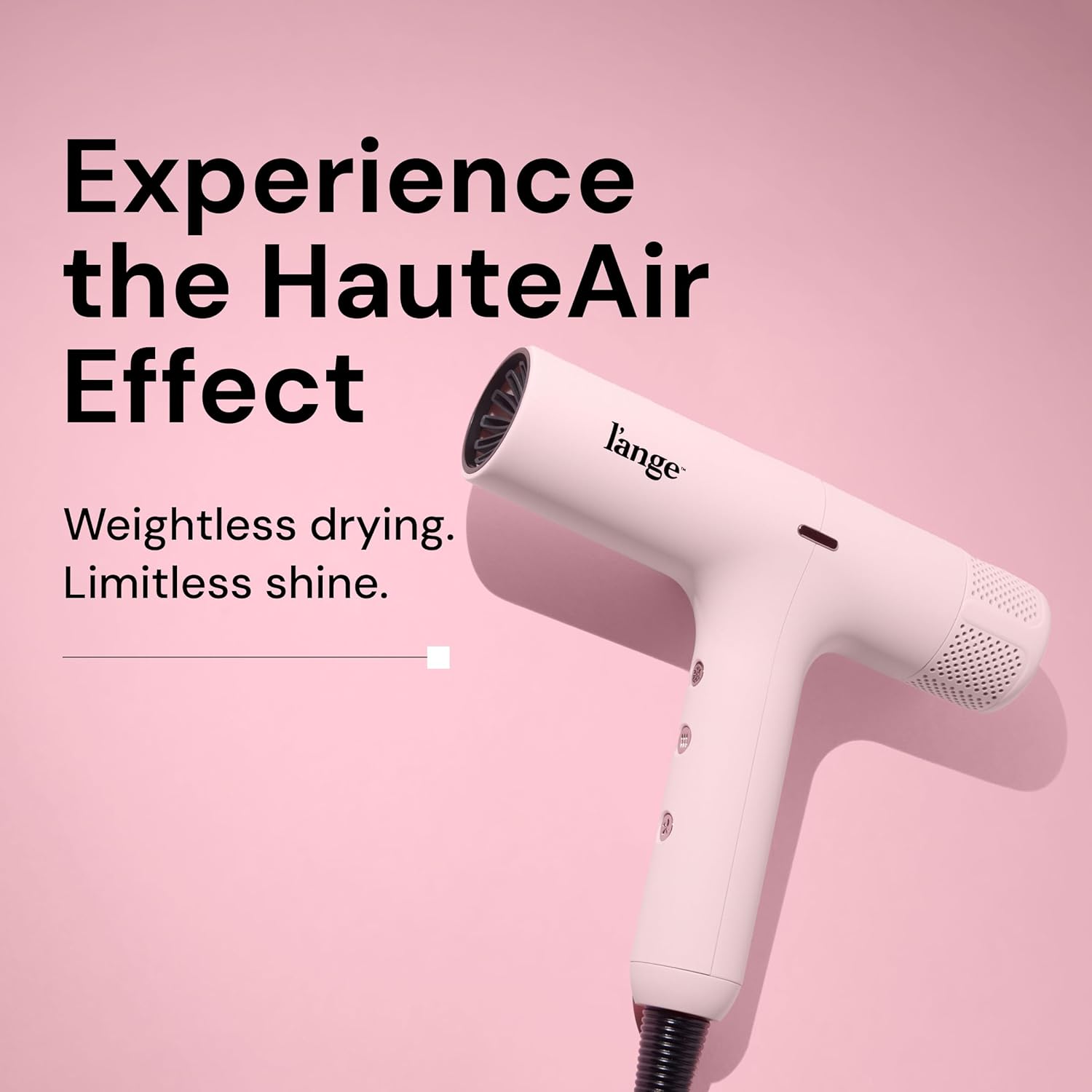 Thumbnail 1 de L’ange Hair HauteAir Digital Professional Hair Dryer (LED display, brushless motor, negative ion, self-cleaning) – Blush